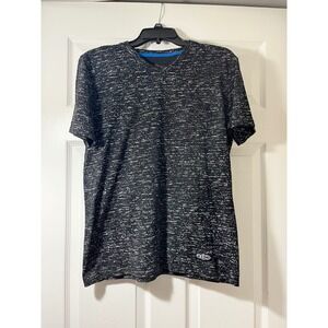 Brooklyn Cloth BKC Mens Space Dye Pocket T-Shirt Black White Static M Short